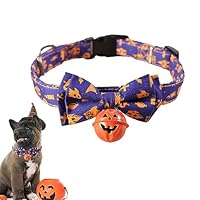 Amazon | ハロウィンの首輪 | かぼちゃの蝶ネクタイペットの首輪,写真